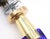 Mid Century European Blue Lucite Lever Door Set For Sale - Image 6 of 7