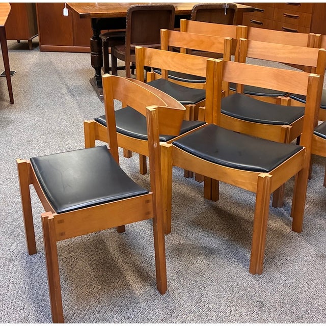 Industrial Ten Vintage Interlocking "Jigsaw" Chairs by Clive Bacon for Design Furnishings Limited, England c.1963 For Sale - Image 3 of 16