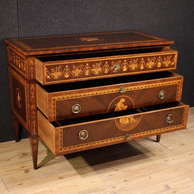 Italian Louis XVI Dresser, 1950s For Sale - Image 3 of 11