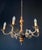 The chandelier is made of brass - beautiful artistic forging. Decorated with wooden elements. Dimensions of the...