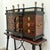 18th Original Italian Cabinet on Stand, Baroque Bargueno with Carey Inlays For Sale - Image 4 of 6