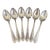 Reed & Barton Corsican 1926 Silverplate Teaspoons With Monogram P - Set of 6 For Sale