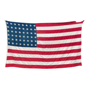1940s Antique Soft Cotton 48 Star American Flag