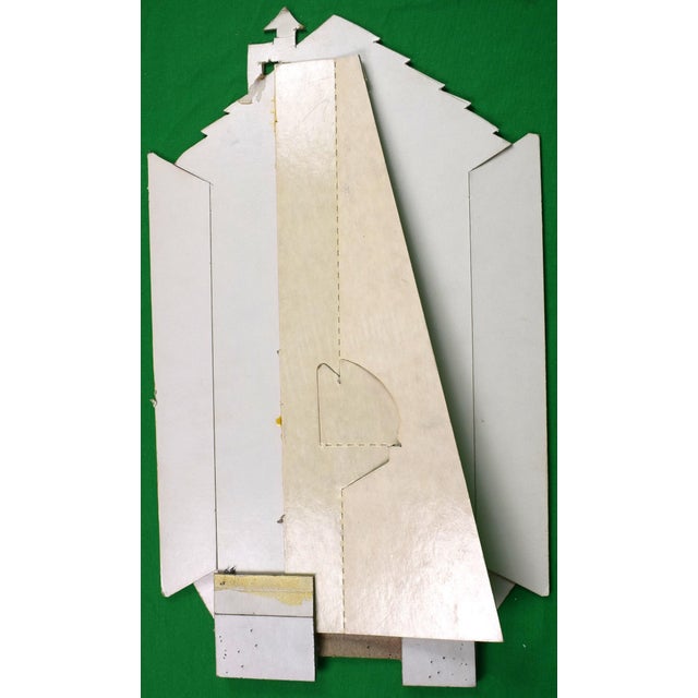 Sz: 14"H x 9"W w/ easel-back c1950s Hand-made by Alexander Warren Montel (1921-2002)