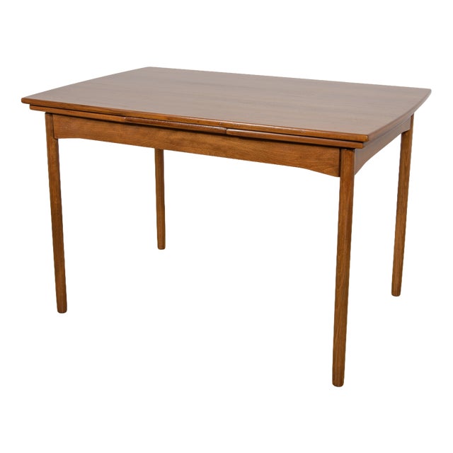 Mid-Century Teak Extendable Dining Table, Denmark, 1960s For Sale
