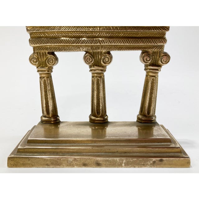 Vintage Brass Greek Ionic Column Bookends, a Pair Chairish