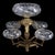 Mid-Late 20th Century Regency Style Bronze and Cut Glass Centerpiece Epergne For Sale - Image 10 of 10