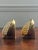 Vintage Solid Brass Shell Bookends- Set of 2 For Sale - Image 4 of 12
