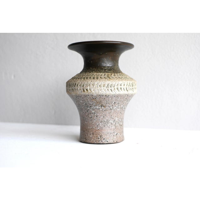 Mid-Century Scandinavian Modern Brutalist Art Pottery Vase by Thomas Hellström for Nittsjö, Sweden For Sale - Image 11 of 11