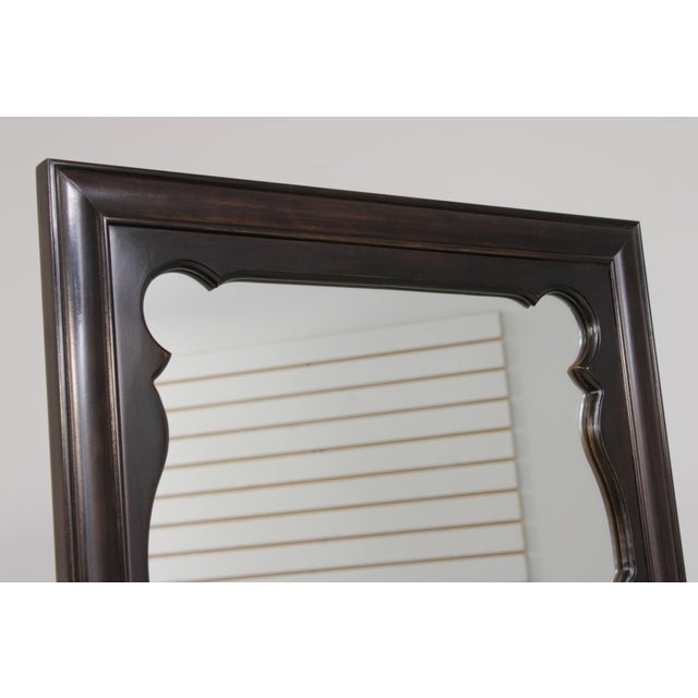 Century Chinoiserie Style Burlwood Dresser W. Mirrors For Sale - Image 12 of 15
