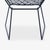 Metal Diamond Chair by Harry Bertoia for Knoll in Matte Black For Sale - Image 7 of 12