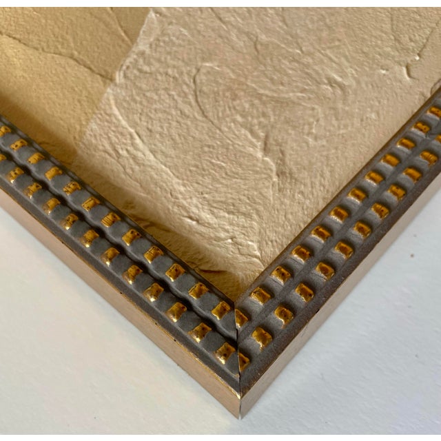 Contemporary abstract painting on canvas. Framed in a gold frame R.K. Red believes there is nothing better than the...