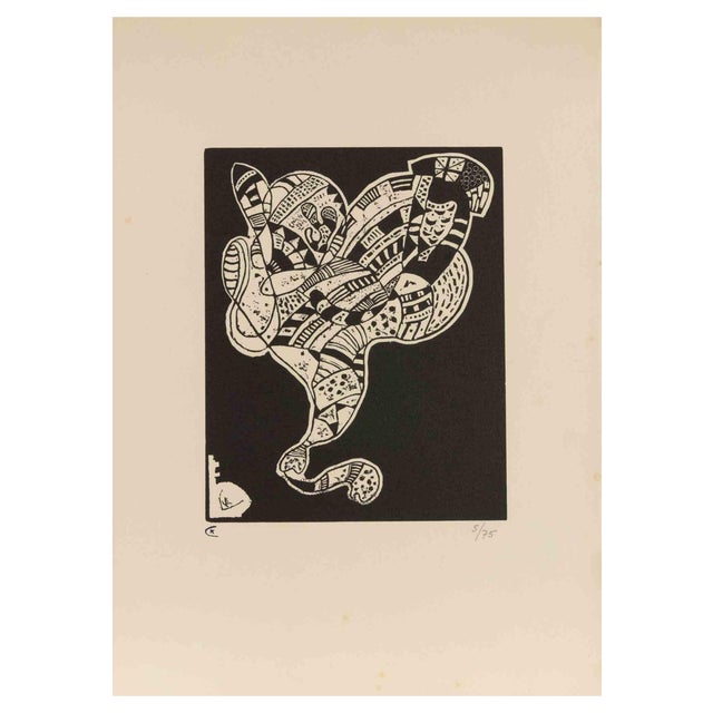 After Vasily Kandinsky, Gravure pour 10 origine, Woodcut, Mid-20th Century For Sale