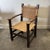 Wood Vintage French Oak and Rattan Armchairs, 1940s, Set of 2 For Sale - Image 7 of 9