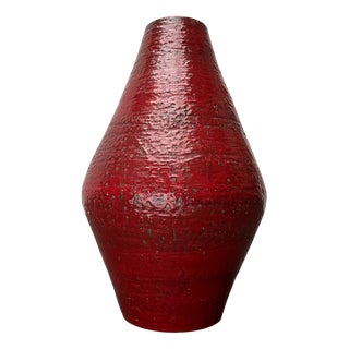 Mid-Century Modern West German Pottery WGP Floor Vase from Ü-Keramik Übelacker, 1960s For Sale