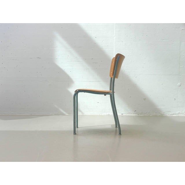 Stacking Chair from Stella, Switzerland, 1950s For Sale - Image 4 of 17