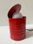 1980s Vrieland Vintage Tin Can Lamp Red For Sale - Image 10 of 14