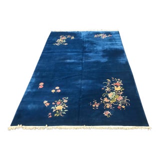 1930s Vintage Art Deco Design Chinese Rug- 11′10″ × 19′3″ For Sale