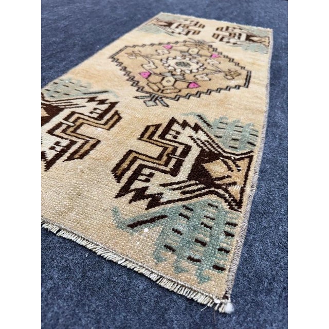 Early 21st Century Turkish Yastik Rug 1'3" x 2'8" For Sale - Image 5 of 5