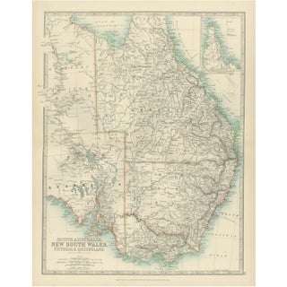 Antique Map of South Australia, 1903 For Sale