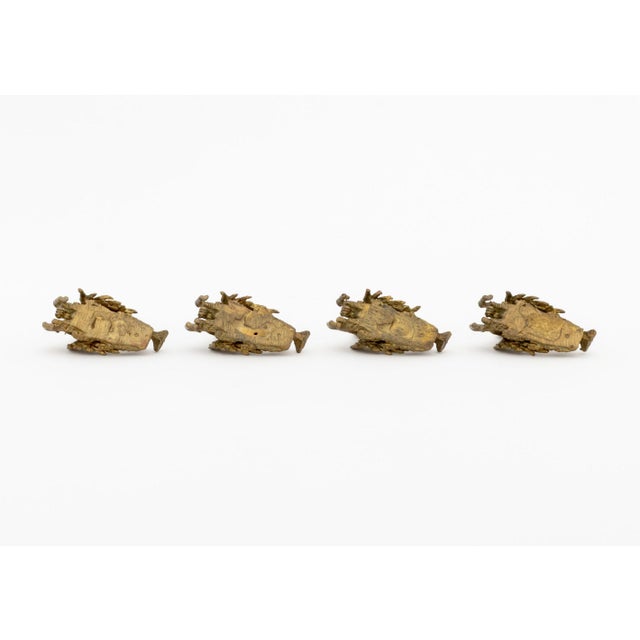 Collection of Four Hippocampus Form Gilt Bronze Figurines For Sale - Image 10 of 10