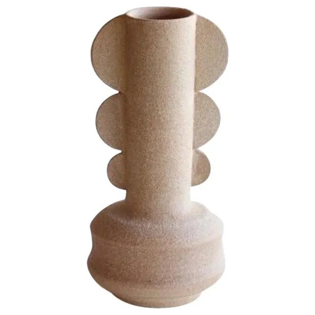 Contemporary 0021 Grès Roux Chamotté Vase by Marta Dervin For Sale - Image 3 of 3