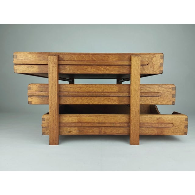 Mid-Century Modern Danish Desk Tray in Teak, 1950s For Sale - Image 12 of 18
