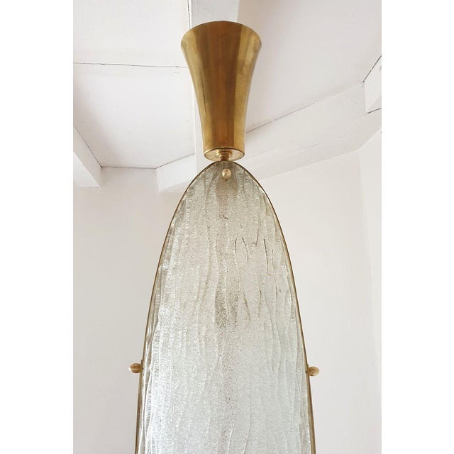 1970s Murano Glass Pendant Chandelier For Sale - Image 10 of 12