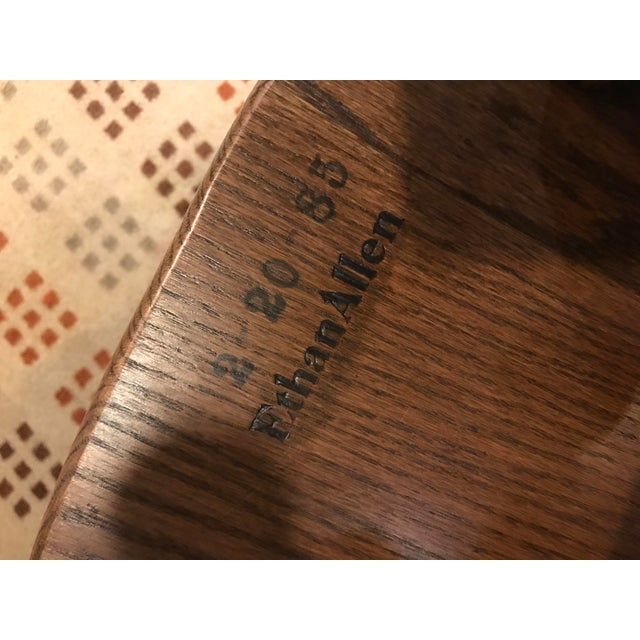 Ethan Allen Royal Charter Oak Bowback Windsor Chairs- Set ...