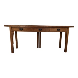 Stickley Flip Top Harvest Console Table For Sale