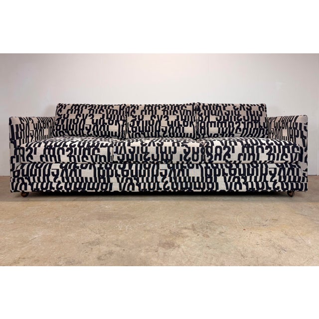 Vintage Directional Design by Sedgefield Milo Baughman / Paul McCobb Style Sofa Restored For Sale - Image 12 of 12