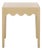 Neha Wavy Accent Table in Natural For Sale