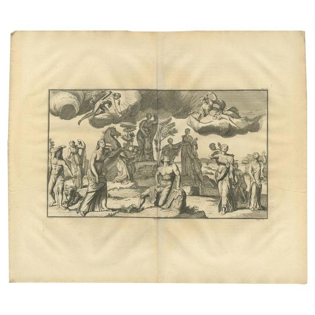 After Bernard de Montfaucon, Classical Allegory, 1721, Engraving For Sale - Image 9 of 9
