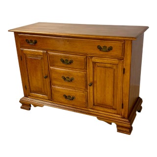 Mid 20th Century Rock Maple Buffet For Sale