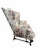 Late 20th Century Vintage Grandmillenial Chintz English Rose Wingback Chair For Sale - Image 5 of 16