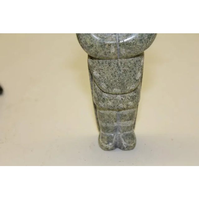 Mid 20th Century Youtie Sudloo Carved Figures - Set of 2 For Sale In Palm Springs - Image 6 of 11