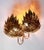 Large Gilt Brass Palm Wall Lamp from Maison Jansen, 1970s For Sale - Image 16 of 18