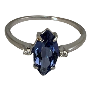 Ladies 14 Kt Ring With Lolite and Diamonds