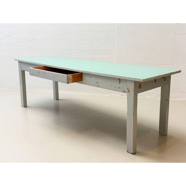 Vintage Swiss Workbench with Drawer, 1950s For Sale - Image 4 of 18