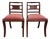 Vintage Willett Furniture Regency Style Barley Twist Top Mahogany Dining Chairs For Sale