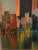 Mid-Century Modern Vintage Mid Century Modern Signed Painting Reflection For Sale - Image 3 of 12
