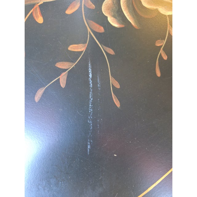 Black Coffee Table and Tray For Sale - Image 8 of 9