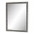 Vintage Greek Key Meander Black Framed Wall Mirror For Sale