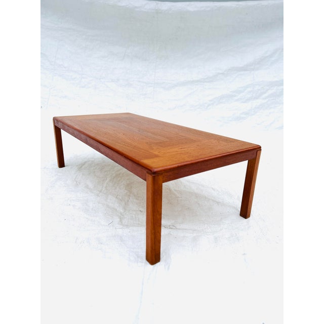 Vejle Stole & Møbelfabrik 1970s Midcentury Vejle Stole Danish Modern Coffee Table For Sale - Image 4 of 10