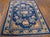 Antique Chinese Ningxia rug, size: 4'10" x 6'9". Antique Chinese - Ningxia Chinese Blue 1800s Rug, Circa Date: 1800s. This...