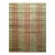 Vintage American Rag Runner, Hand-Woven Wool & Cotton, Ivory & Red Stripe Pattern, 3x13 For Sale