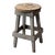 Vintage Rustic Wooden Stool For Sale