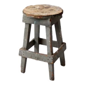 Vintage Rustic Wooden Stool