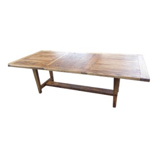 1800's Real McCoy Country Chestnut Farm Tbl. Seat 8+ For Sale