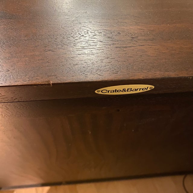 Crate & Barrel Cabria Sideboard Buffet Server Credenza Cabinet For Sale - Image 11 of 11